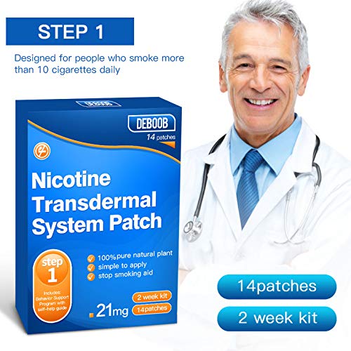 Nicotine Patches Step 1 Delivered 24 Hours Transdermal System To Stop