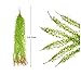 Artificial Eucalyptus Garland 6pcs Ivy Vines for Wall Hanging - Fake Willow Leaf Greenery Total 30 Branches - Plants Leaves for Party Décor Wedding Backdrop House Garden and Wall Decoration
