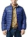 ZSHOW Men's Lightweight Down Jacket Packable Stand Collar Down Coat Outerwear