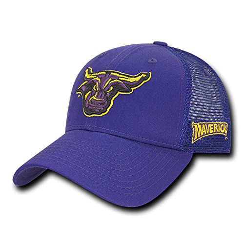 BHFC University of Minnesota State Mankato Mavericks NCAA Structured Trucker Mesh Snapback Baseball Cap Hat