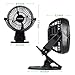OPOLAR F801B USB Operated Clip on Fan with Two Settings and Fully Adjustable Head Personal Cooling Fan