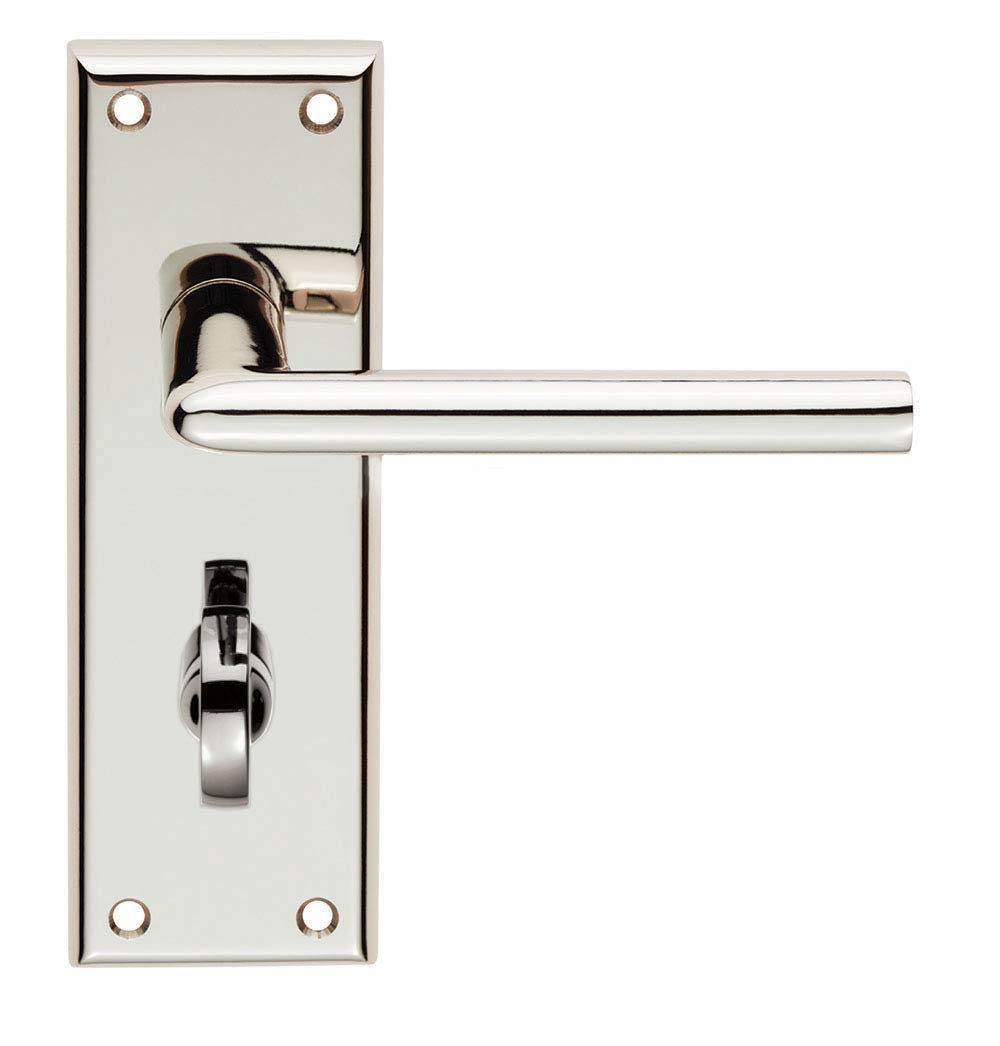 Carlisle Brass SZR013PN Serozzetta Dieci Lever On Backplate - Bathroom 57mm - Polished Nickel - Includes a Pair of Handles & fixings