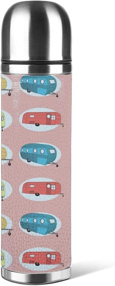 Amazon Co Jp レトロな旅行水筒 真空断熱 ダブルステンレスボトル ステンレスボトル 軽量 ステンレス鋼 500ml大人 子供用 ウォーターボトル おしゃれ 保温 保冷 スポーツボトル 直飲み 大人 子供用 お洒落 かわいい 遠足 アウトドア Home Kitchen