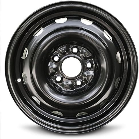 Amazon Com Road Ready Car Wheel For 2009 2014 Dodge Journey 16 Inch 5 Lug Black Steel Rim Fits R16 Tire Exact Oem Replacement Full Size Spare Automotive