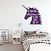 Unicorn Silhouette Wall Decal | If You Can Dream It Quote Lettering | Vinyl Home Decor for Girl's Bedroom, Playroom or Bathroom | Black, White, Pink, Purple, Gold, Other Colors | Small, Large Sizes