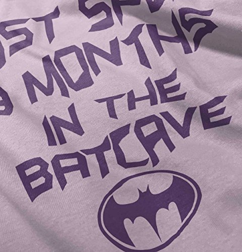 9 Months Batcave Funny Batman Cool Superhero Cute Baby Onesie Bodysuit