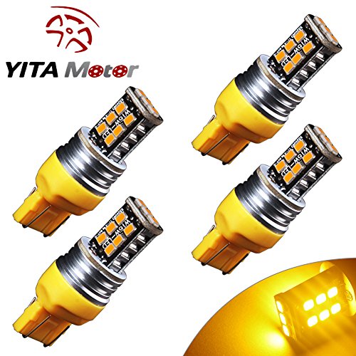 YITAMOTOR-4-X-7443-15W-High-Power-LED-Bulb-Turn-Signal-Blinker-AmberYellow-Light-7444-7440
