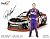 AUTOGRAPHED 2015 Denny Hamlin #11 FedEx Express Racing (Joe Gibbs Racing) Signed 9X11 NASCAR Hero Card with COA