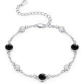 AOVEAO 925 Sterling Silver Bohemia Hawaiian Beach Mermaid Floral Bracelet Birthday Graduation Gifts for Women with Gifts Box