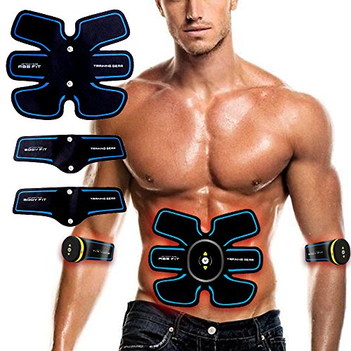 Rxlife Abdominal Muscle Toning Belt EMS PU Toner Portable Fitness for Arm Leg Training Home Office Exercise Workout Equipment Rechargeable for Men Women - Thumbnail 7