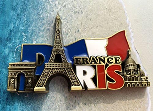 Handmade Painted Paris France 3D Refrigerator Fridge Magnets Tourism Souvenirs Magnetic Stickers Home Decoration