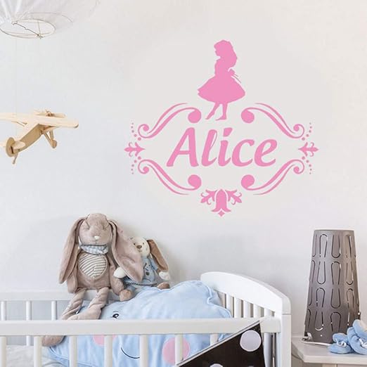 Nombre Personalizado Etiqueta De Vinilo Calcomanía Nombre Personalizado