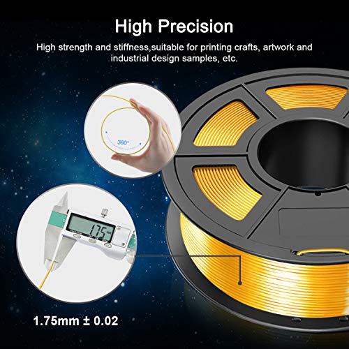 Shiny-Silk-Silver-LightGold-PLA-Filament-175mm3D-Warhorse-PLA-3D-Printer-Filament2KGSpoolMetal-Shiny-PLA-Printing-MaterialsDimensional-Accuracy-002-mm