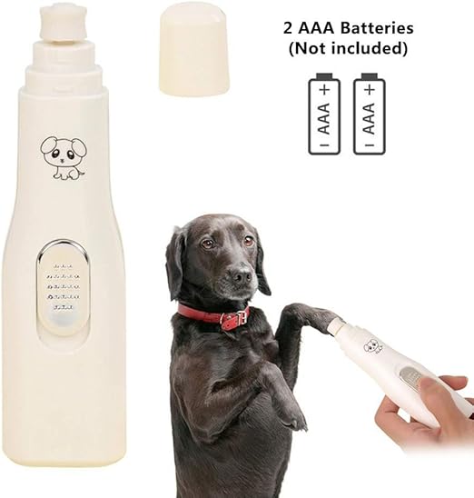 Amazon Co Jp Peygo ペットネイルグラインダー 痛みのない犬の爪切り 低ノイズの手入れ スムージングトリマー 犬用猫用 ホーム キッチン