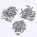 eBoot Wood Screws Stainless Steel Pan Head Screws Phillips Drive Self-Drilling Screws, 3 Sizes, 150 Pieces