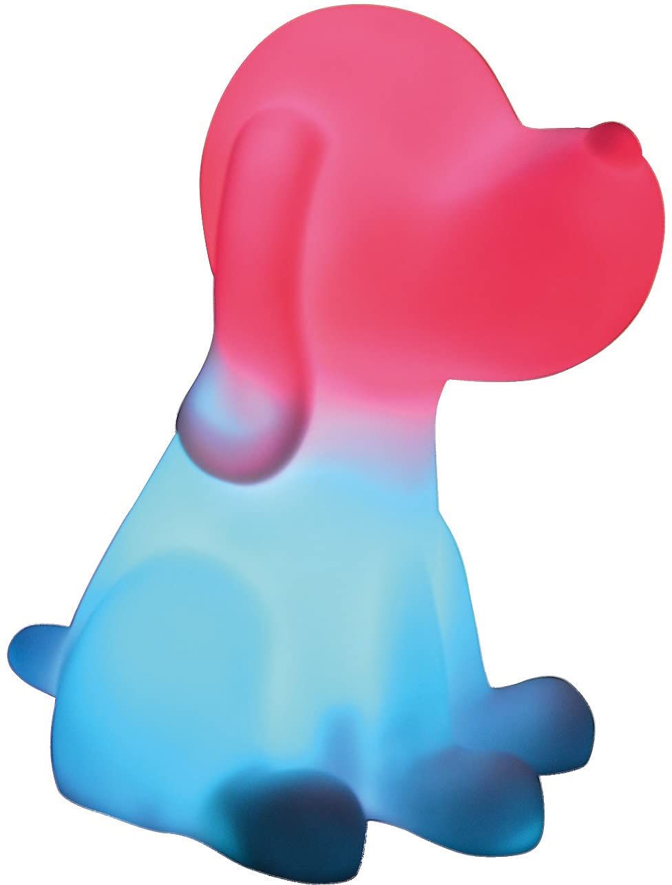 LEXIBOOK, Decotech®, Puppy Night Light for Kids Room, Color Change, Smooth Light, schockproof, Battery, White/Multicolour, NLJ005