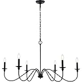 Elegant Furniture & Lighting Rohan Collection 6-Light Chandelier