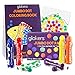 Glokers Preschool Art Set - 6 Jumbo Dot Paint Markers, 25-Page Dot Art Coloring Book