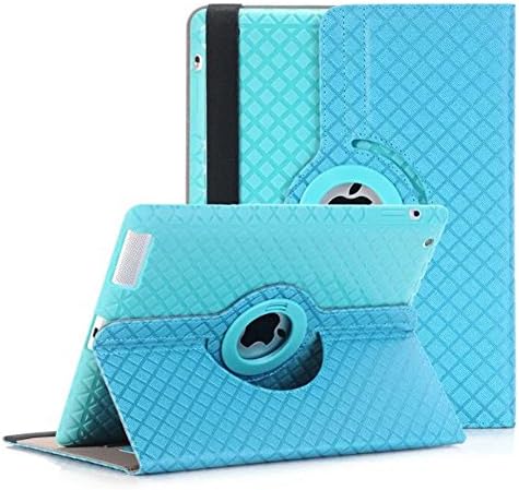QBeau Ipad Case Cover with 360 Degree Rotating Stand Function for Ipad 2 [The 2nd Generation]/Ipad 3 [The 3rd Generation]/Ipad 4 [The 4th Generation],Blue