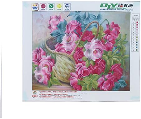 Kimruida DIY 5D Paniers Floral Diamant Broderie Peinture Kit Point De Croix Home Decor