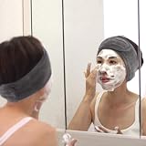 KinHwa 3 Pack Spa Facial Headband Adjustable Microfiber Women Makeup Headband view 5
