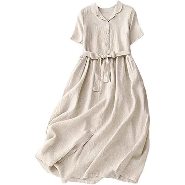 Cotton Linen White Linen Dress Amazon White Cotton Shirt Dress