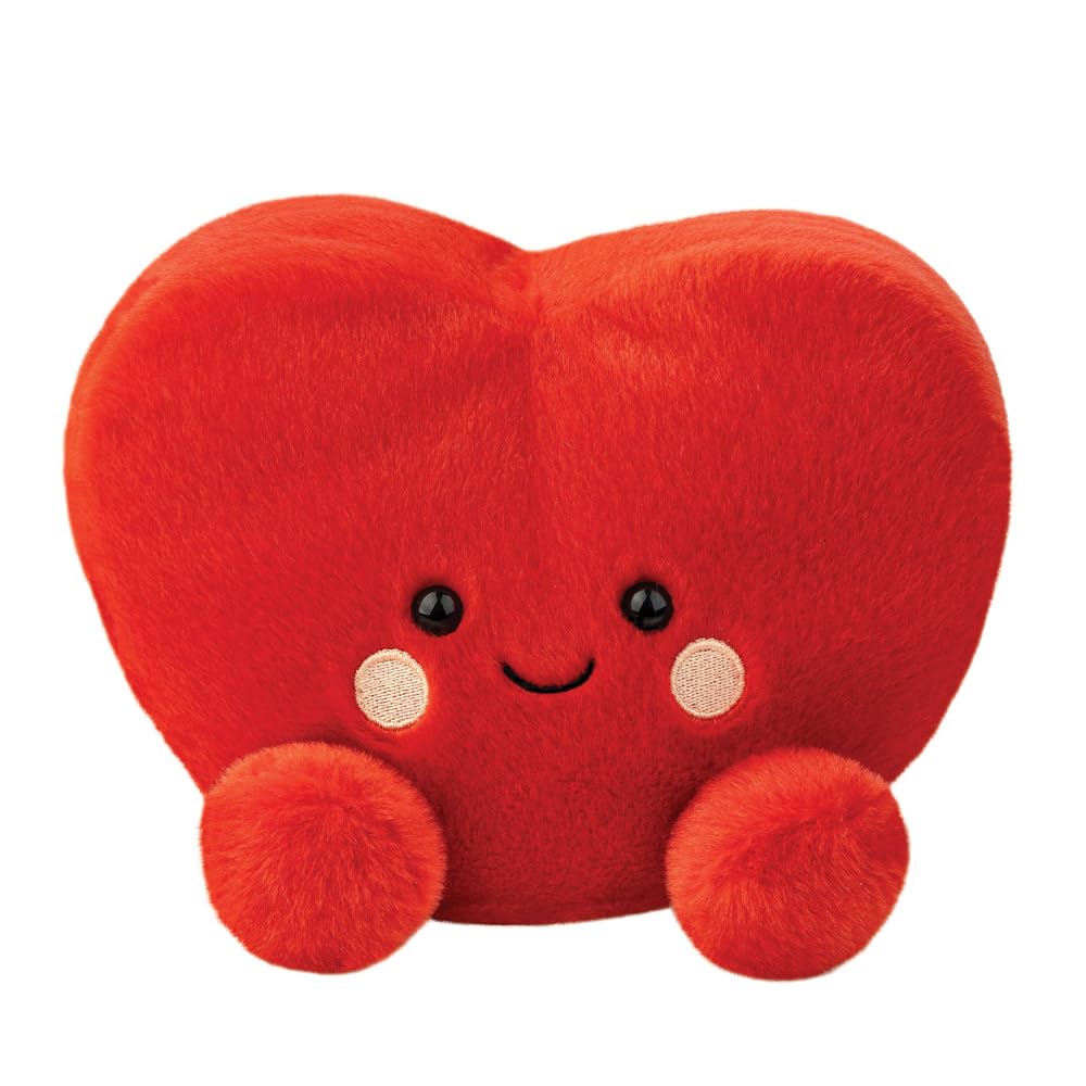 Aurora, 61541, Palm Pals Amore Heart 8In Medium, Soft Toy, Red