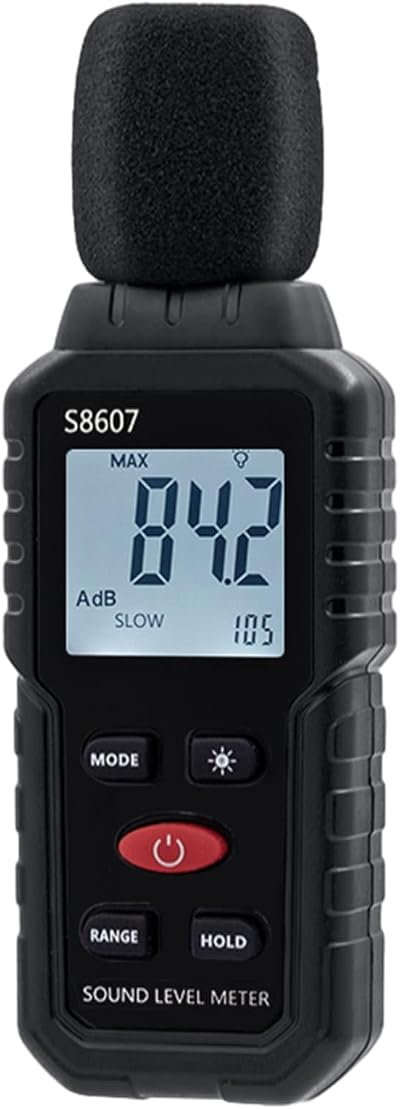 Mcbazel Decibel Sound Meter 30-130 dB A-weighted Digital Backlit LCD