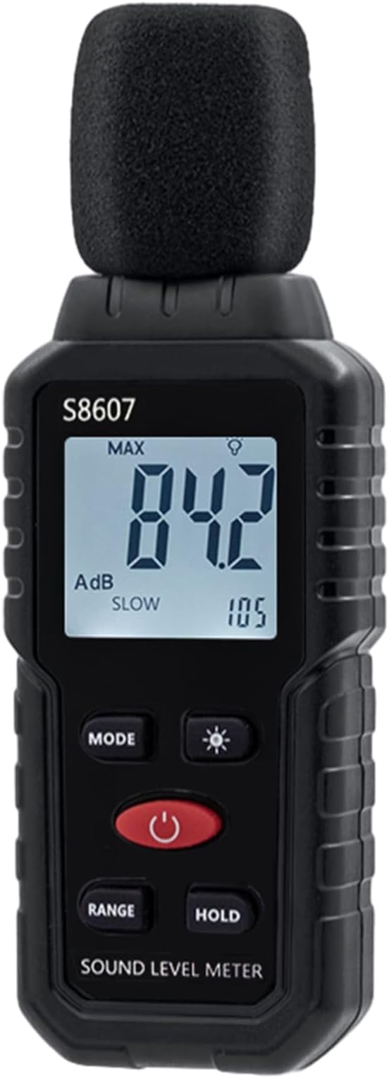 Mcbazel Decibel Sound Meter 30-130 dB A-weighted Digital Backlit LCD