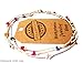 Hempnotic Jewelry Multicolor Glass Beaded Three String Hemp Anklet - Handmade
