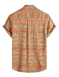 VATPAVE Mens Front Pocket Hawaiian Shirts Casual