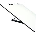 Martin Universal Design 20" x 26" Portable Art/Drawing Studio with Adjustable Stand and Clips, White Melamine