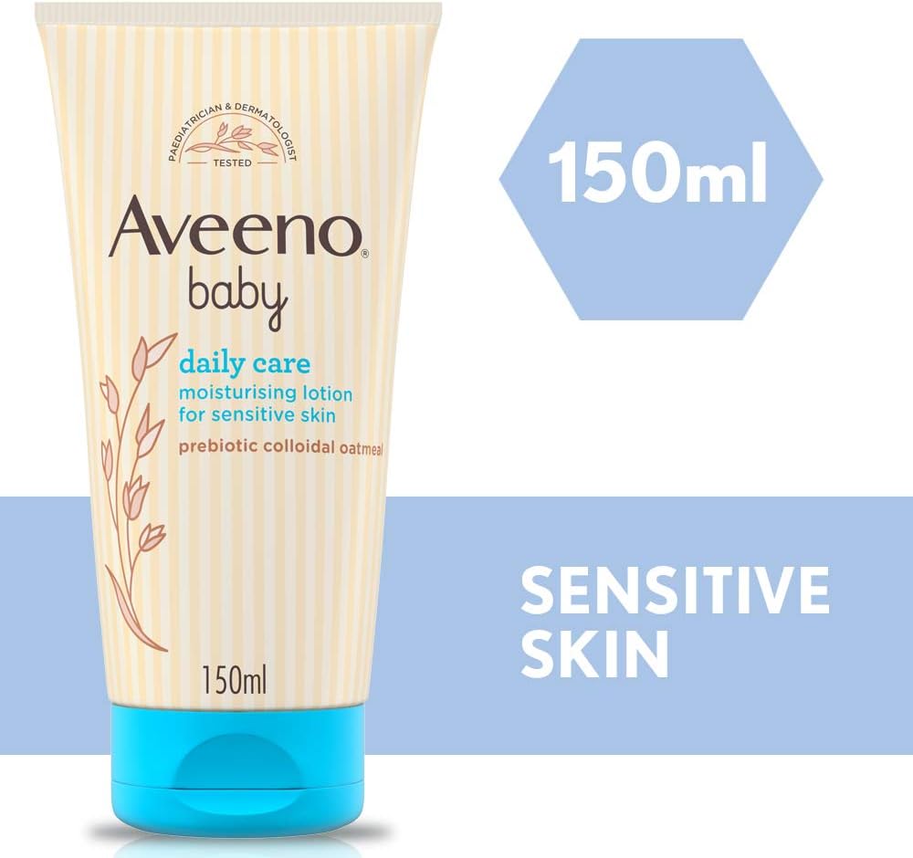 Aveeno Baby Daily Care Moisturising Lotion 24 Hour Moisturisation Aveeno Baby Lotion 3 Pack 3 X 150ml Packaging May Vary Amazon Co Uk Health Personal Care
