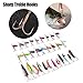 30PCS Metal Fishing Lures with Treble Hooks by LotFancy - Assorted Inline Spinner Baits & Spoons for Bass Salmon Trout Freshwater