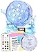 Idealife Submersible LED Lights, Color Changing Christmas Lights Hot Tub Accessories Pool Lights with RF Remote Suction Cup Magnet AA Battery Lights Waterproof for Pond Bathtub Christmas Decorations