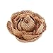 DECORA 12 Pieces Handmade Burlap Rose Flowers for Wedding Decoration DIY Craft Making