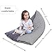 Large Stuffed Animal Storage Bean Bag Chair, Beanbag Cover Stuffed Lounge Chair Sofa for Kids and Adults, Premium Crystal Velvet Extra Soft and Comfortable