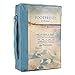 Christian Art Gifts Men/Women's Bible Cover Footprints, Blue Poly Canvas, Large