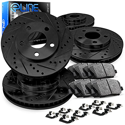 Rear Disc Brake Rotors & Ceramic Brake Pads Kit For Nissan Sentra Altima K 780542 - Foto 8