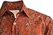 Johari West Men's Button-Down Short Sleeve Shirt, Indo Bay (Amber, Large)