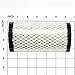 HIPA 793569 793685 Air Filter for Briggs & Stratton 4241 5415 John Deere GY21055 MIU11511 LA125 LA115 D100 D110 D120 GY21055 MIU11511 Lawn Mower Tractor (Pack of 2)