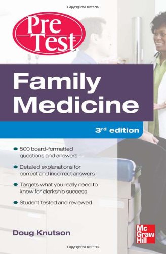 FAMILY MEDICINE PRETEST SELF-ASSESSMENT AND REVIEW