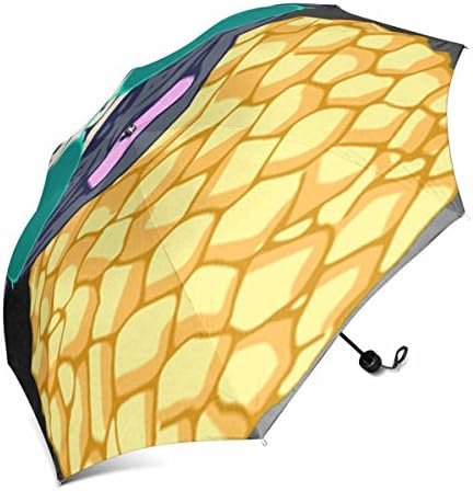 huaxingkeji Art Compact Travel Foldable Umbrella Windproof Protection Sun Rain Umbrella