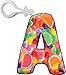 iscream Alphabet Letters Vanilla Scented Letter A Initial Microbead Filled Backpack Keyring Clip