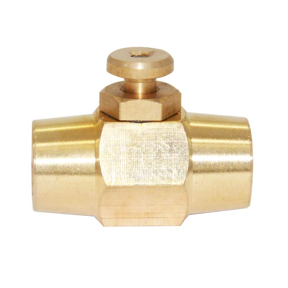 Joywayus Brass 1/4" NPT Female Thread Push Button Check Valve Switch
