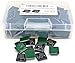 iExcell 100 Pcs Black 20 mm x 20 mm x 4 mm Adhesive Cable Tie Mount Base Holders
