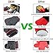 Oven Mitt and Potholders, DEIK Heat Resistant Oven Mitts Kit, Kitchen Cooking Gloves.