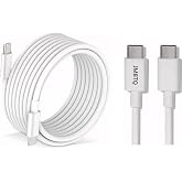 JMBTQ USB-C Charger Cable 60W Fast Charging for Google Pixel/iPhone 16 15/Android Type C Cable（1-Meter/3.3-Ft