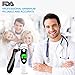 Red Medical Forehead and Ear Thermometer Professional Digital Medical Thermometer Instant Read with Improved Accuracy for Baby & Adult - FDA Approved