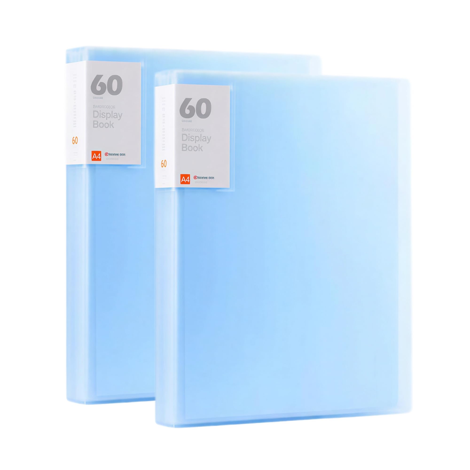 2Pcs Rediboom A4 Presentation Display Book Folder, 60 Pockets A4 Document File Holder Expanding File Organiser